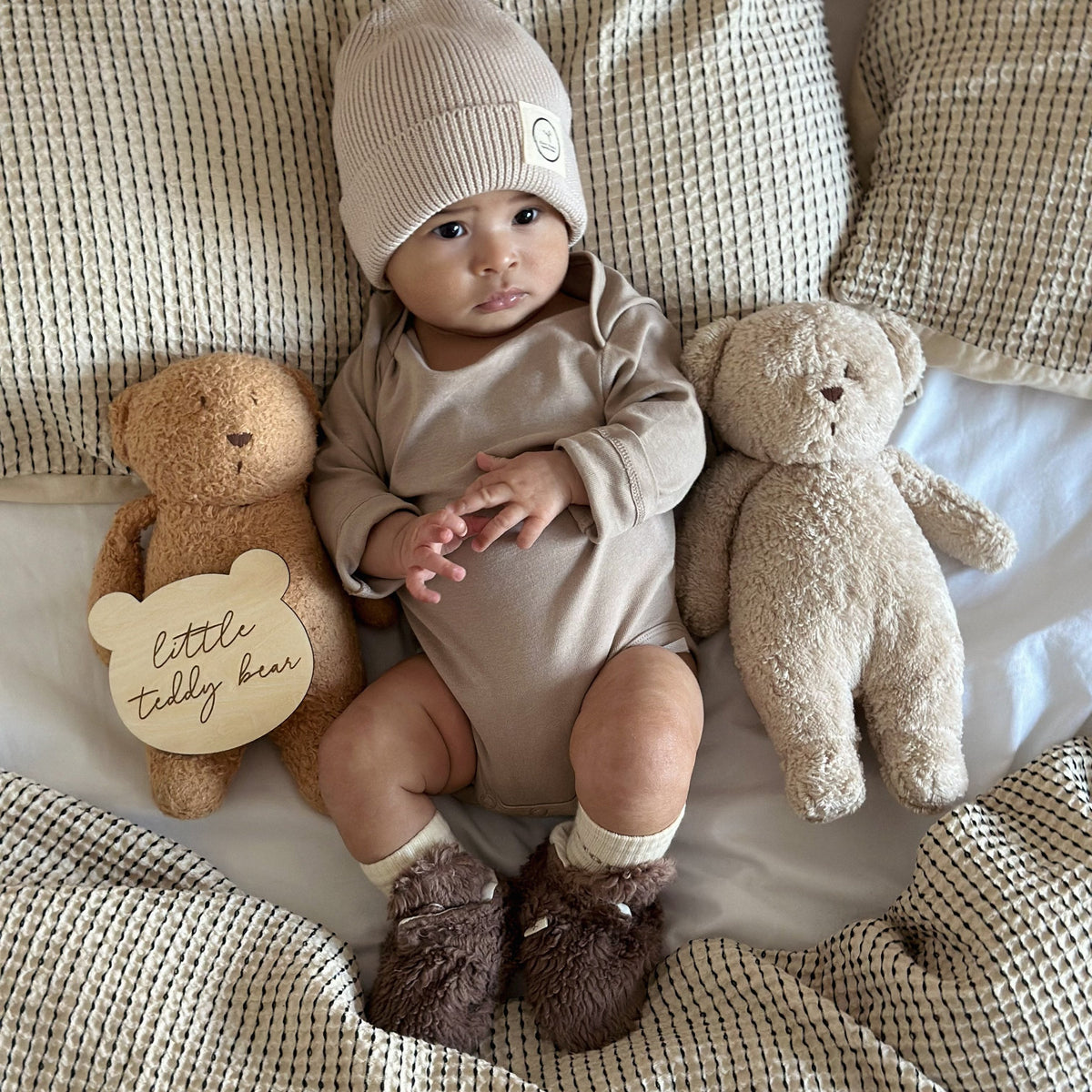 Teddy Booties Mocha