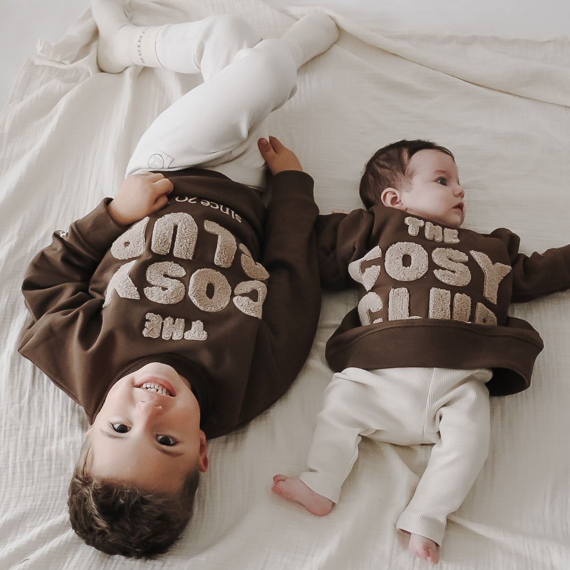 Family Sweatshirt Chocolate brown the Cosy Club