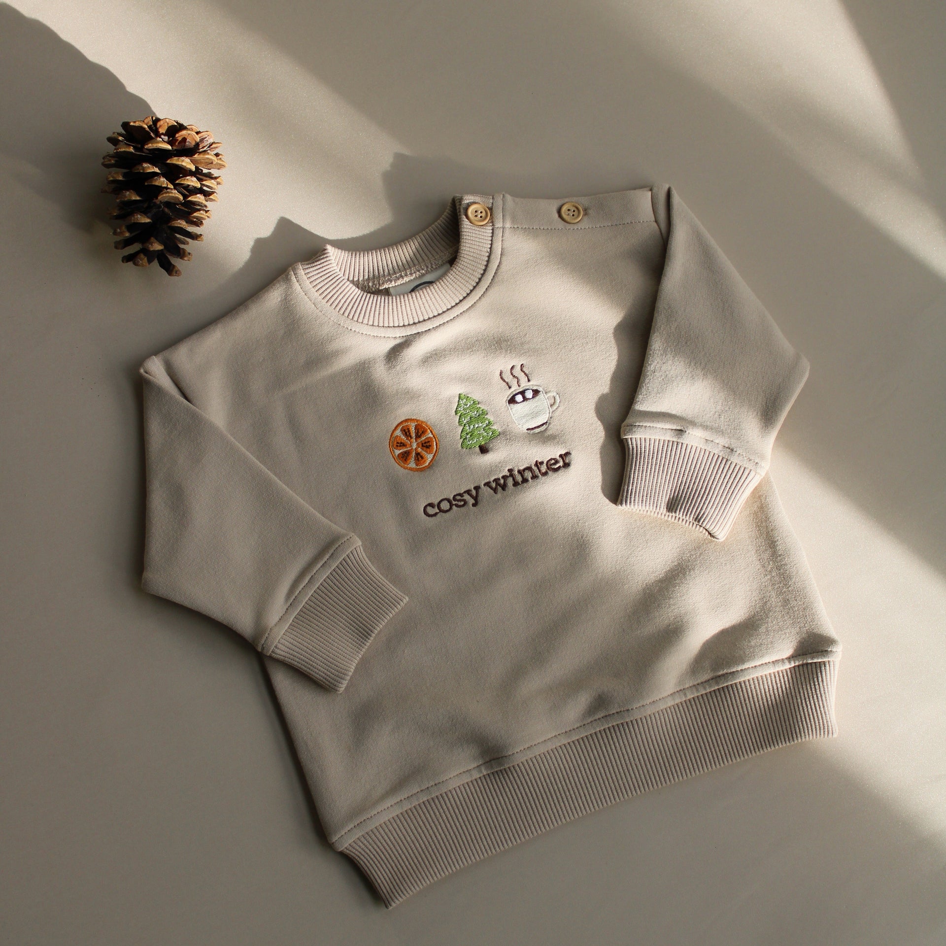 Family Sweatshirt Oatmilk cosy winter