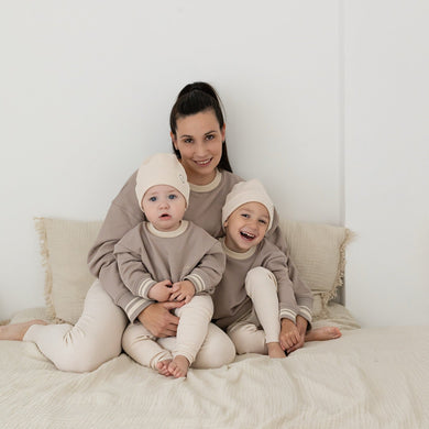 Family Sweatshirt MUM Caramel