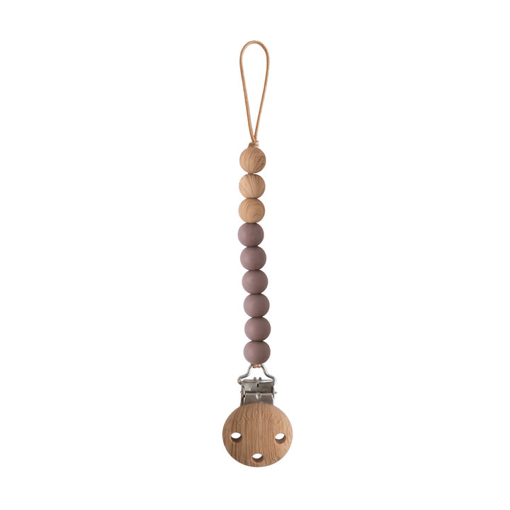 Silicon Pacifier Clip Eva Ash