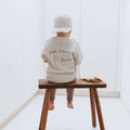 Organic Oversize Shirt sand cookie