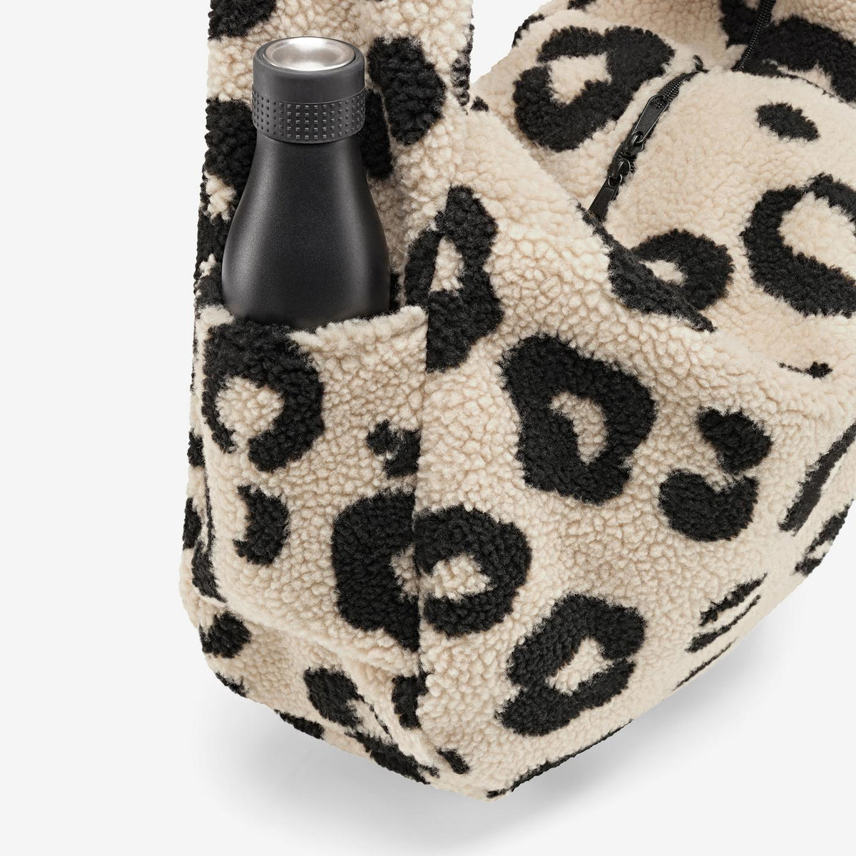Moonbag Teddy Leo Cream aus recyceltem Polyester, Blush Couture