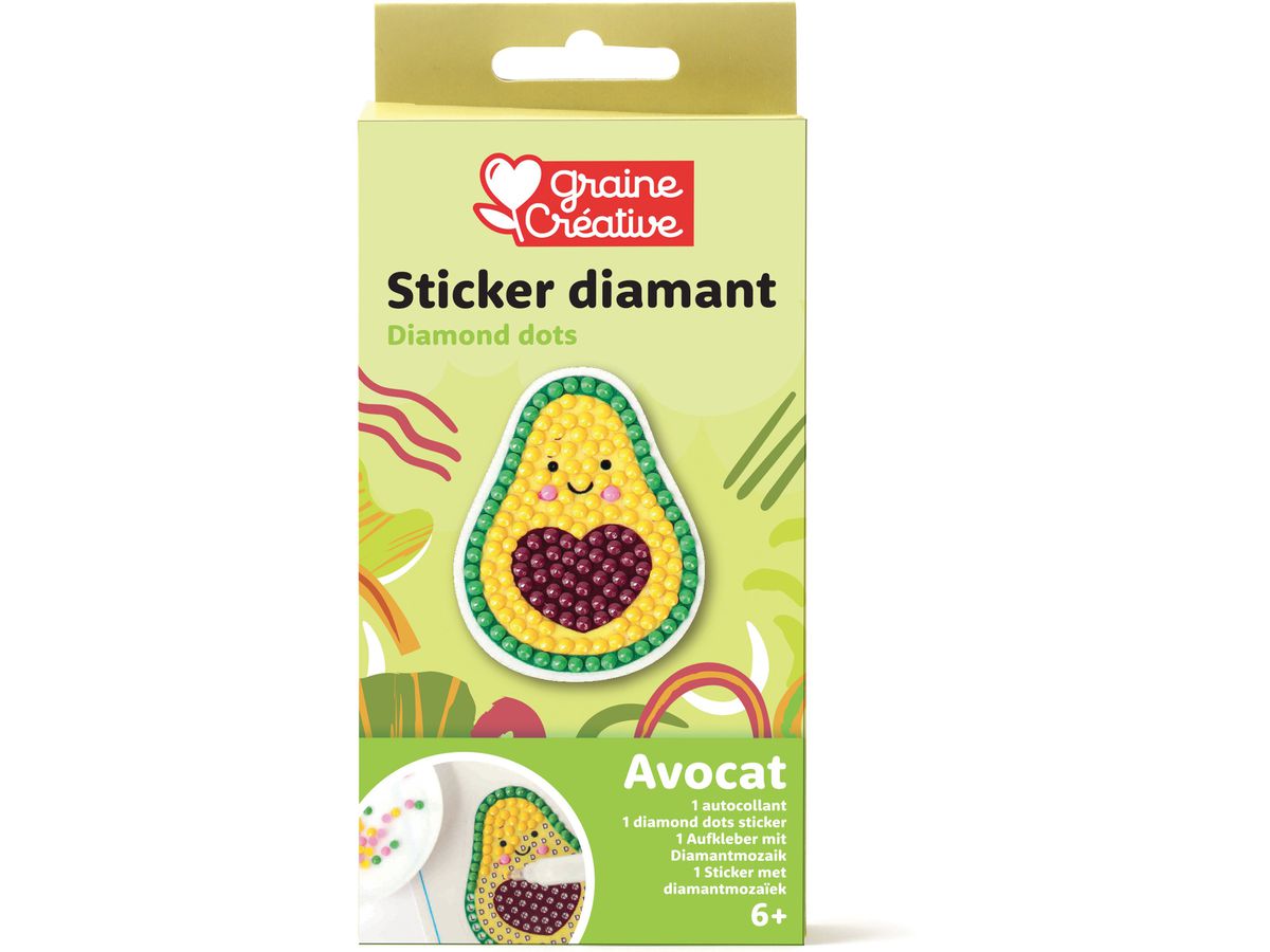 Diamond Sticker | Avocado