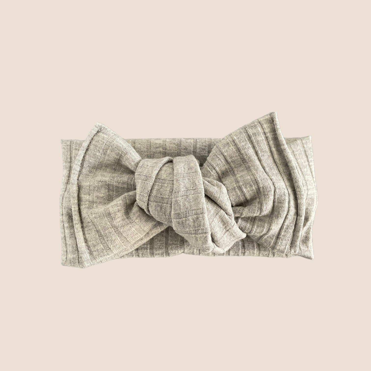 Haarband rib grey