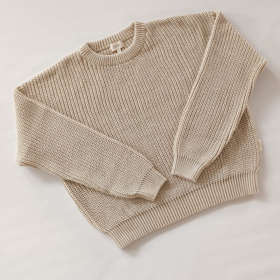 Chunky Knit Sweater Kids - oat