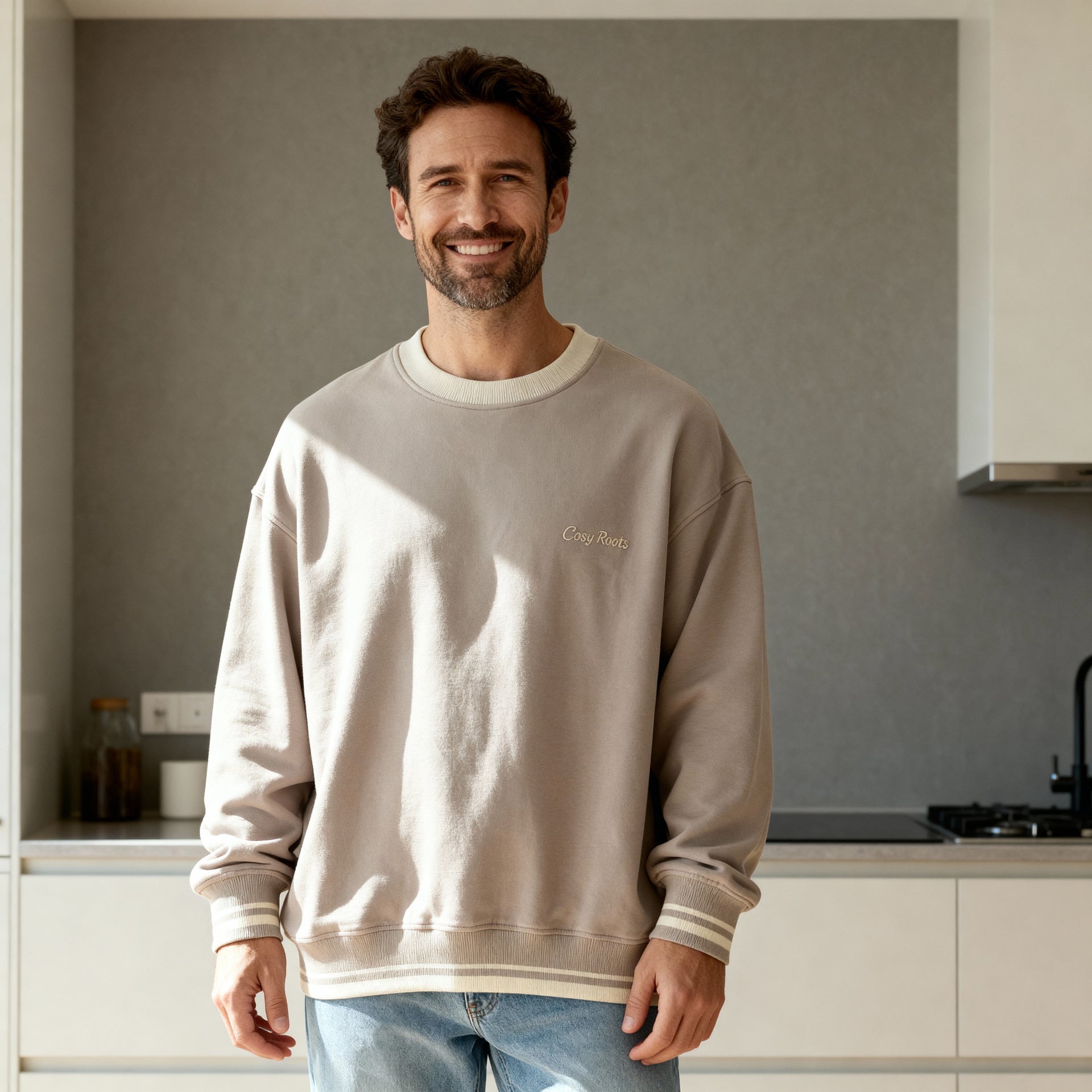 Family Sweatshirt DAD Caramel