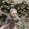 Organic Fleece Overall dark grey melange