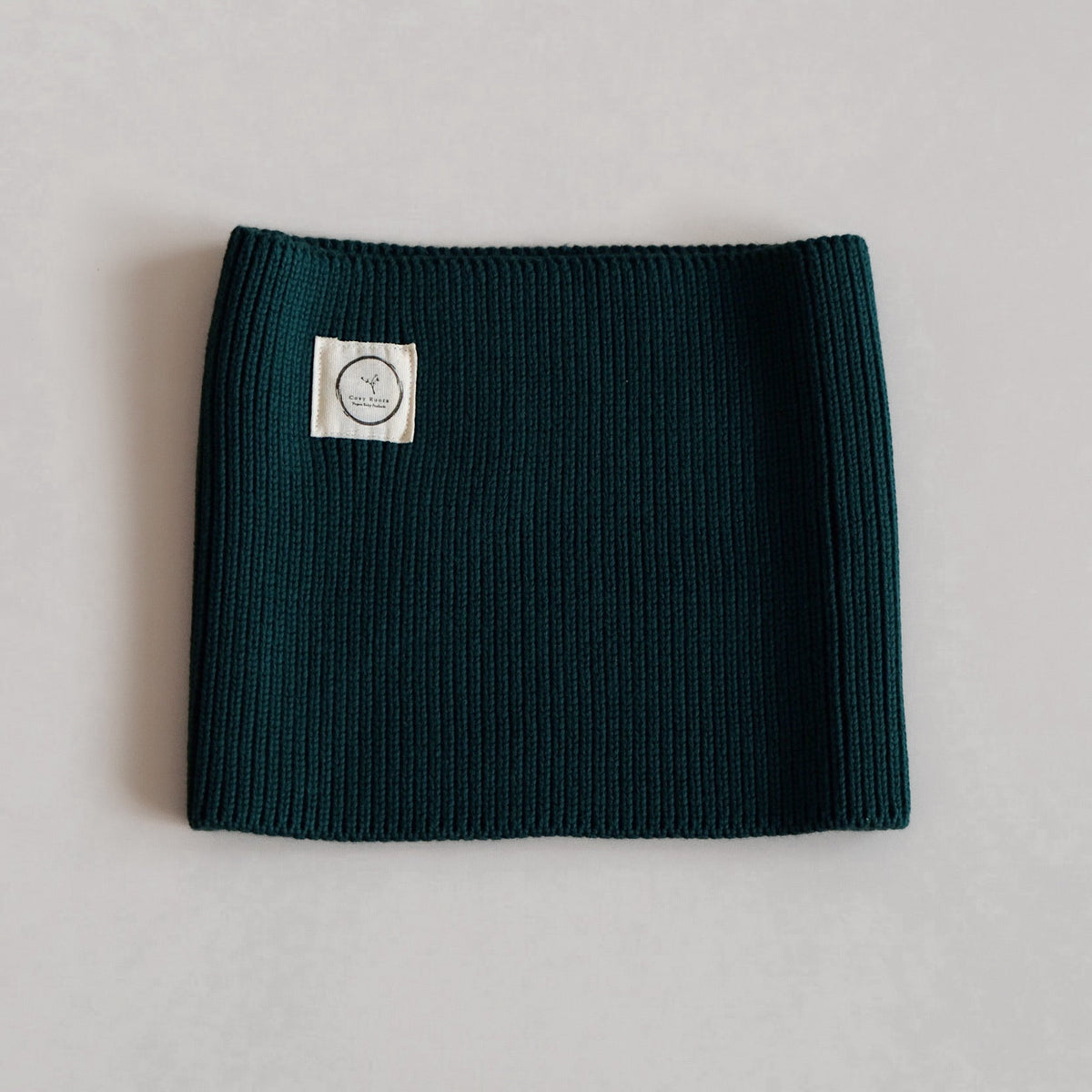 Strickschal Forest Green aus Bio-Baumwolle, Blush Couture