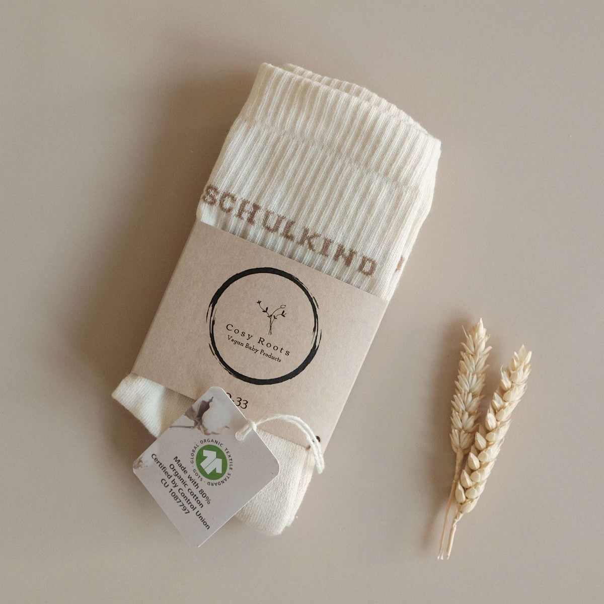 Organic Socks Schulkind - sand