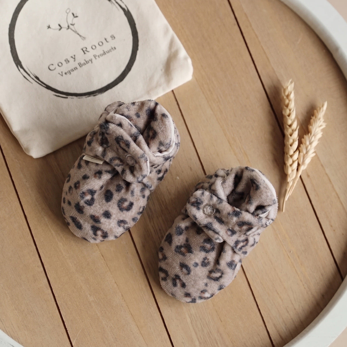 Nicky Booties Leo aus Bio-Baumwolle, Ansicht 5, Blush Couture