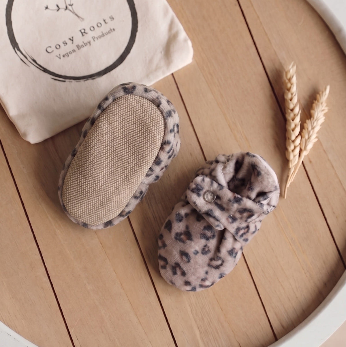 Nicky Booties Leo aus Bio-Baumwolle, Ansicht 2, Blush Couture