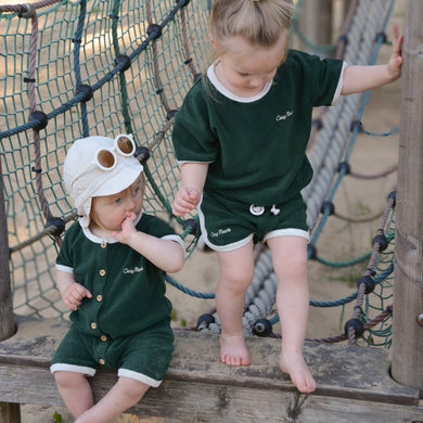 Organic Terry Shirt Vintage Green