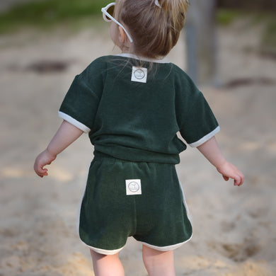 Organic Terry Shirt Vintage Green