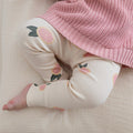 Organic Rib Leggings Little Grapefruits