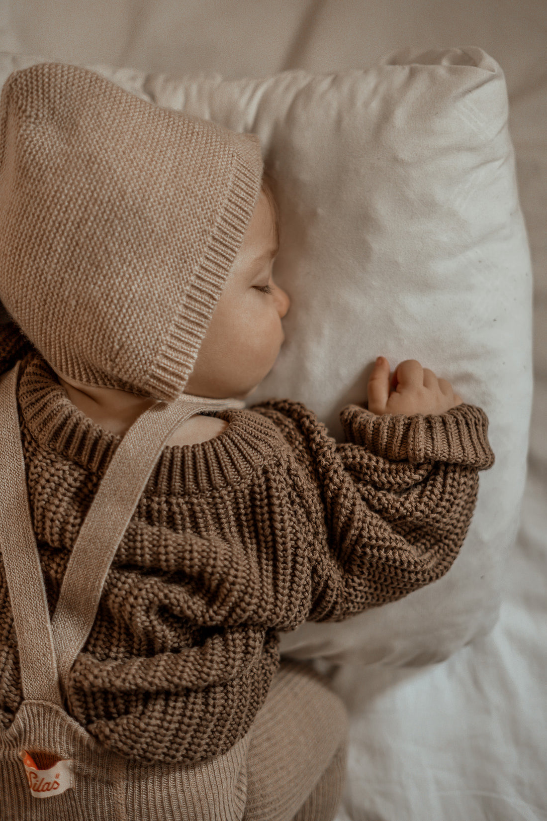Chunky Knit Sweater Kids - coffee