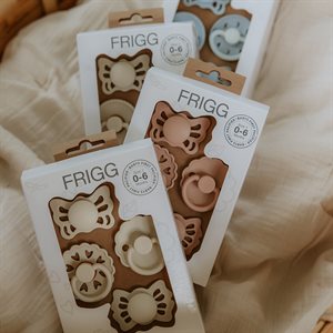 Frigg Moon Pacifier 4er Pack Moonlight Sailing Creme Size 1
