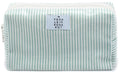 Fräuleinrosarot Kosmetiktäschli Wachstuch Stripes mint