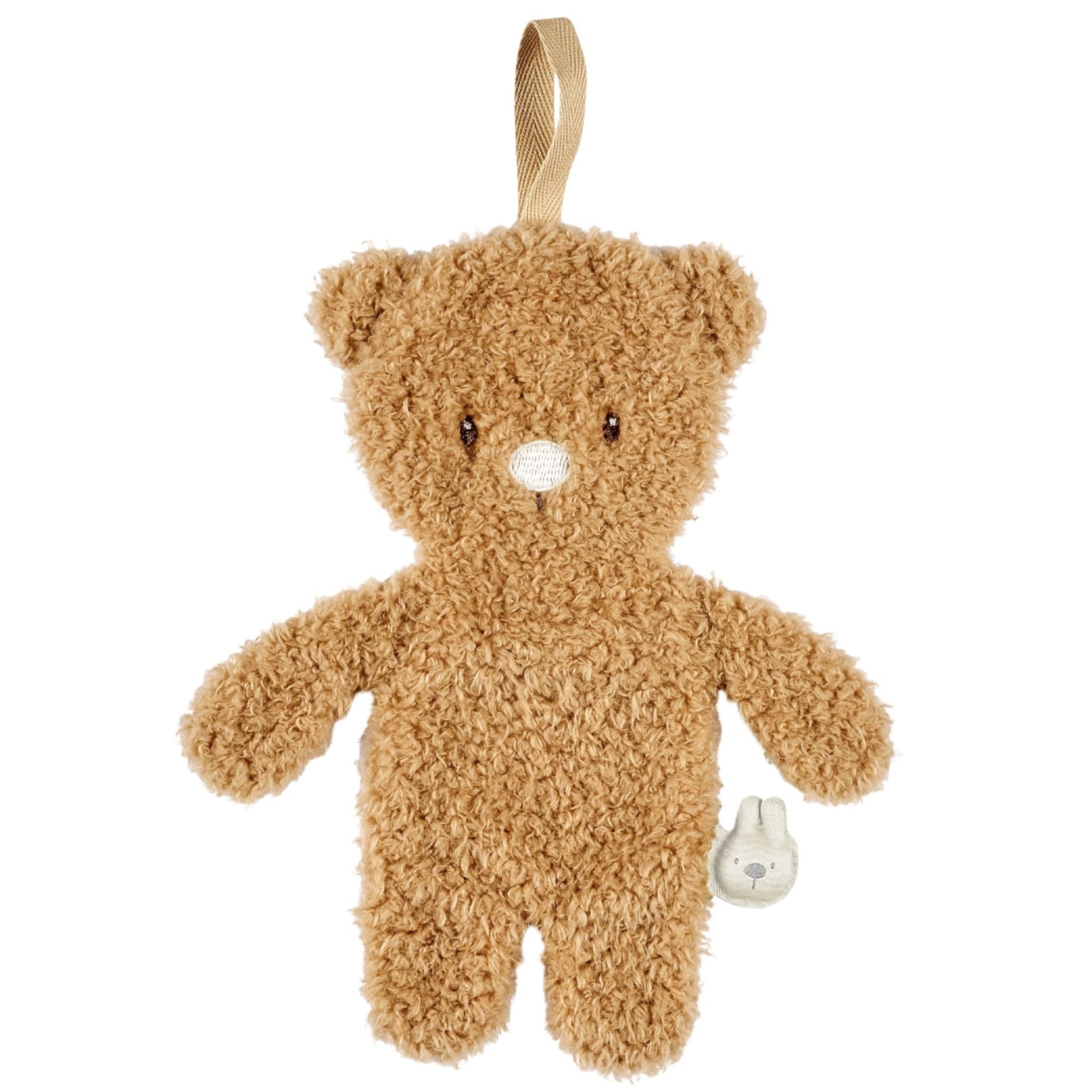 Kuscheltuch mit Schnullerhalter | Teddy Bär