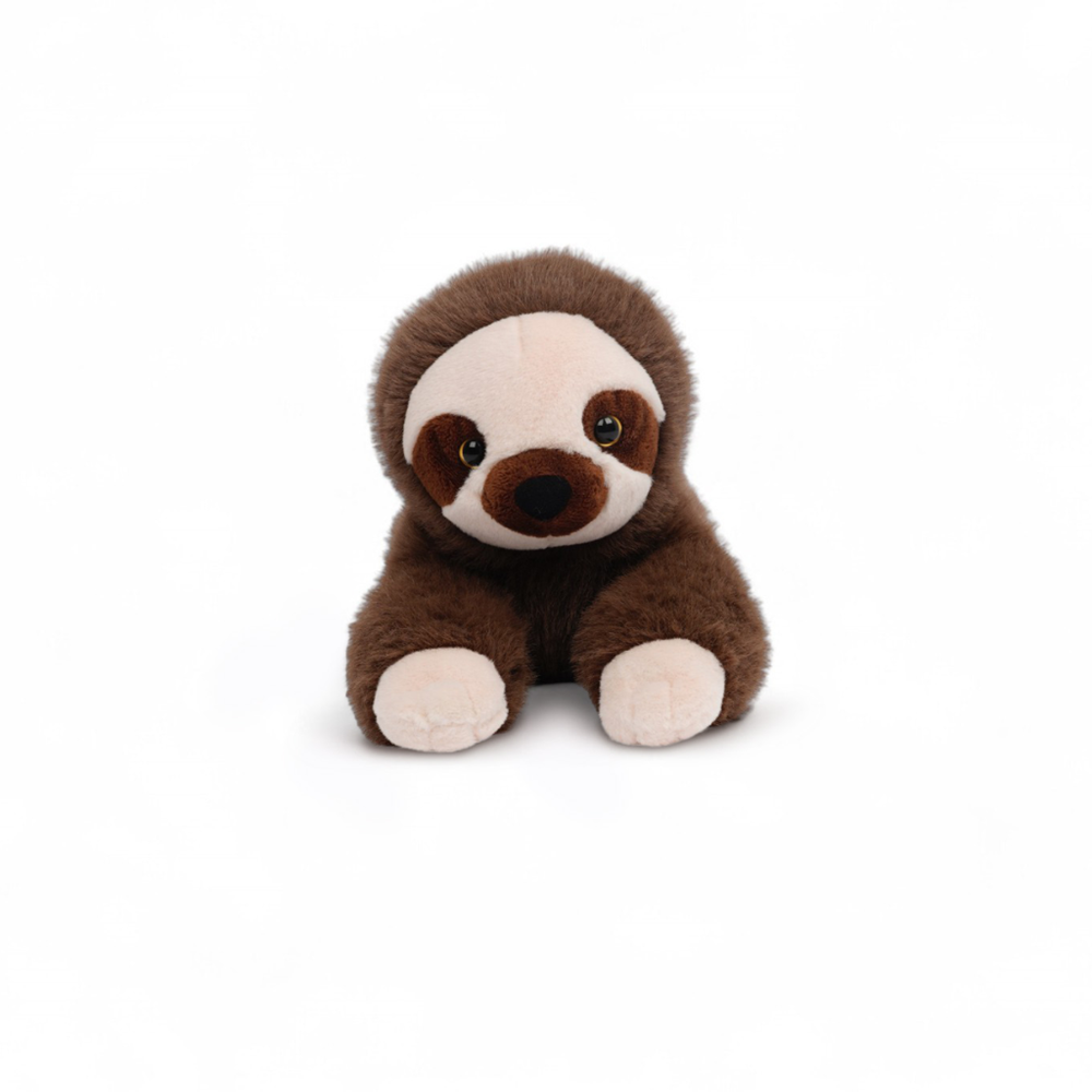 Kuscheltier Faultier Ollie aus recycelten Stoffen, Blush Couture