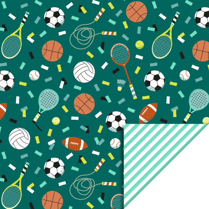 Geschenkpapier-Rolle | Sports Mint
