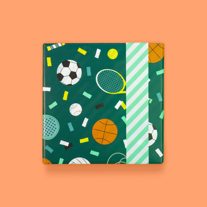 Geschenkpapier-Rolle | Sports Mint
