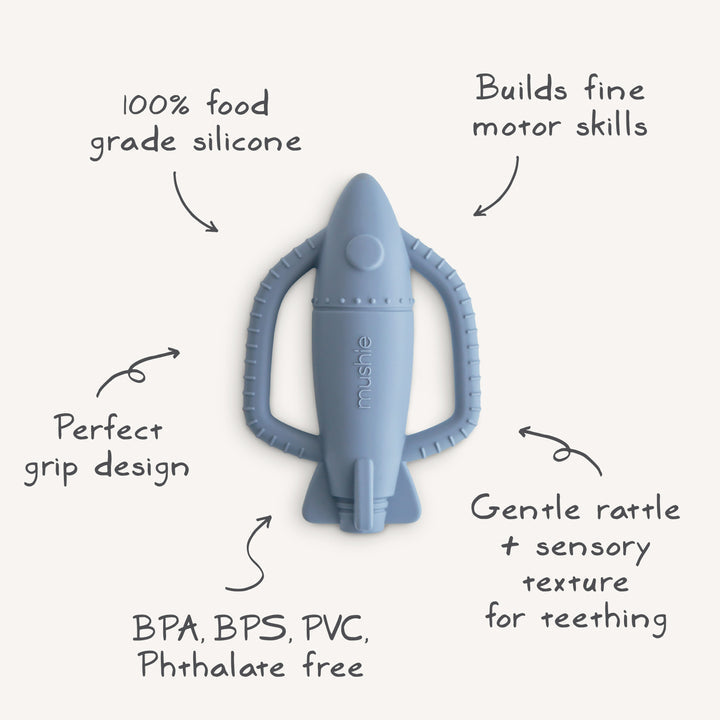 Teether Rattle Rocket