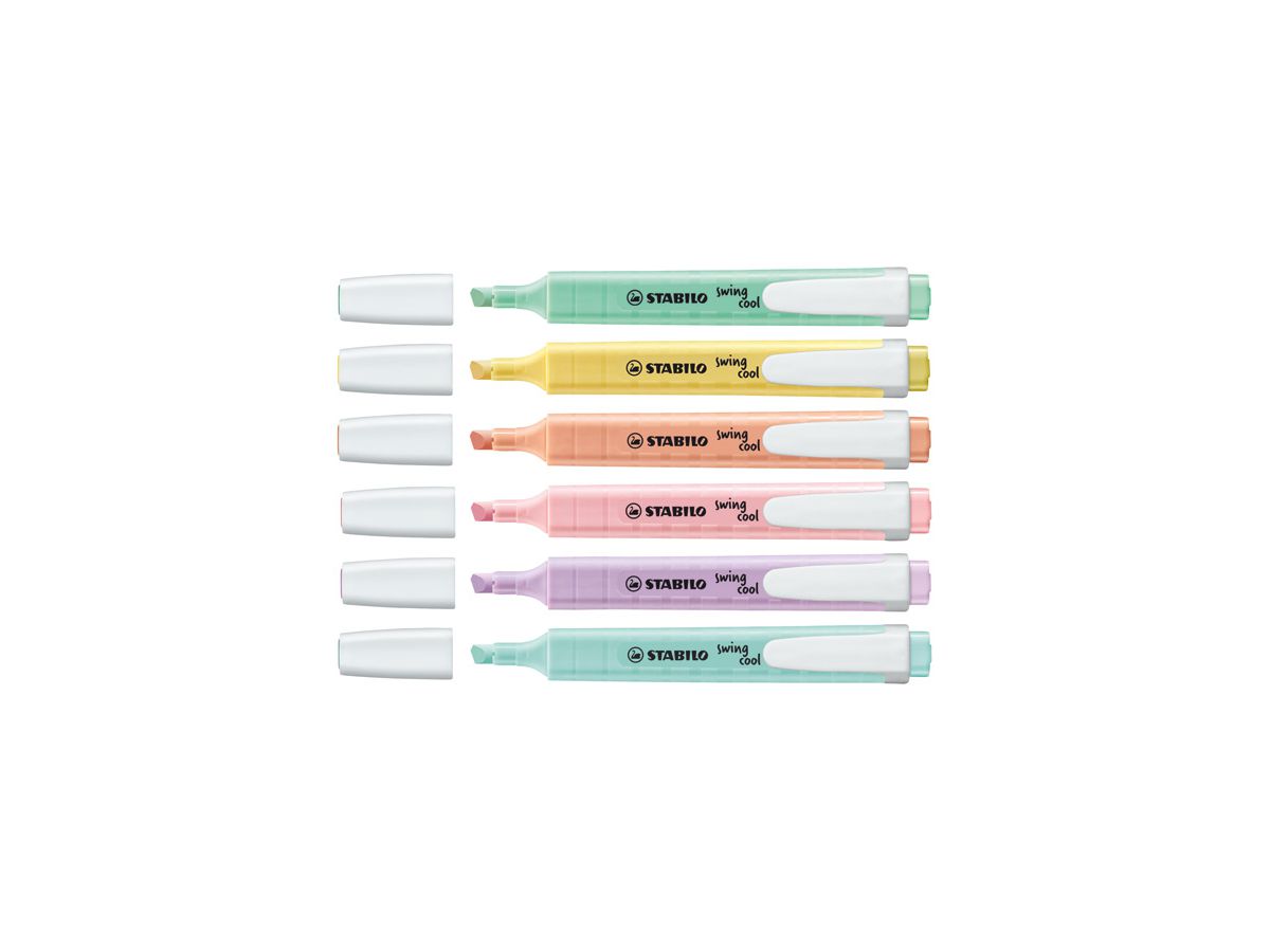STABILO Swing cool Pastell 6 Stück