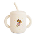 Silicone Training Cup + Straw | Fairy Mice