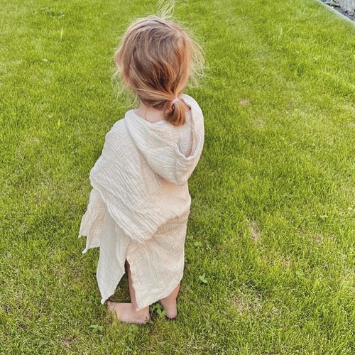 Badeponcho nude rosa