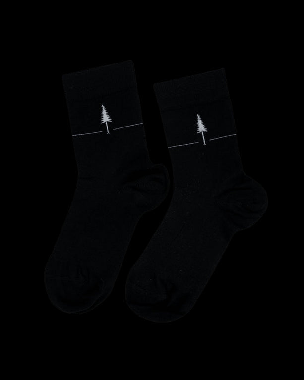 TreeSocks Standard Single black