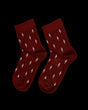 TreeSocks Standard Allover Bordeaux