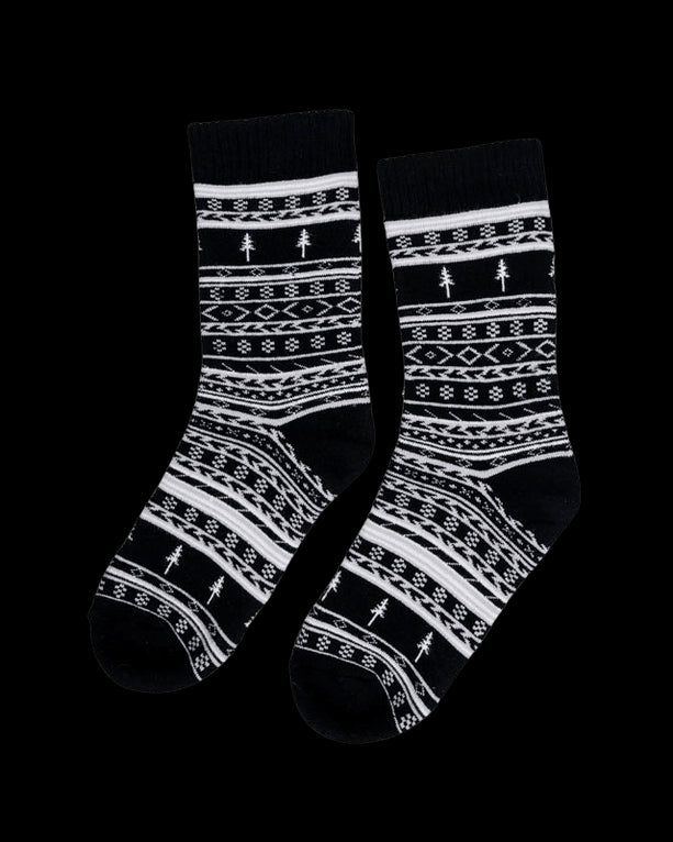 Tree Socks Cosy Norwegian black