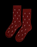 Tree Socks Cosy Allover bordeaux