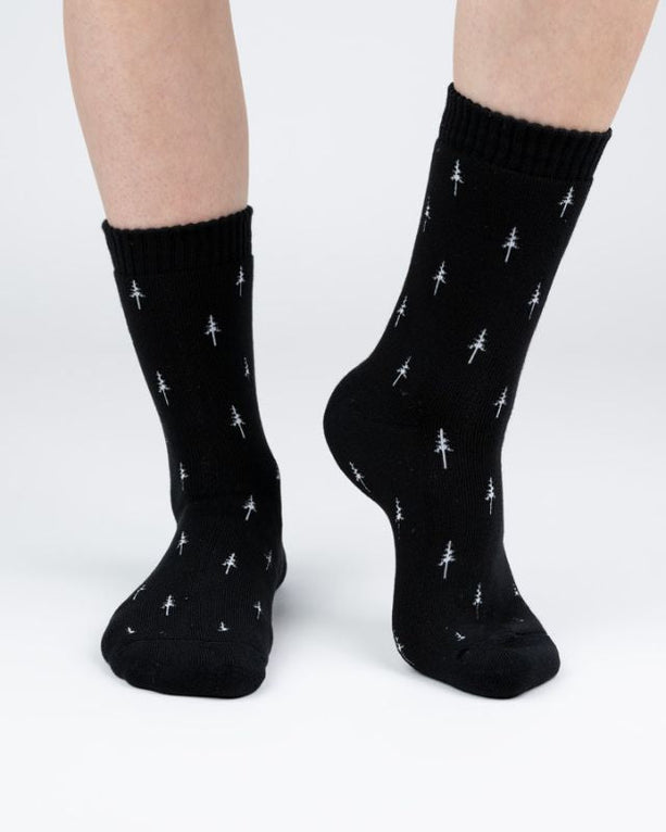 TreeSocks Cosy Allover Black