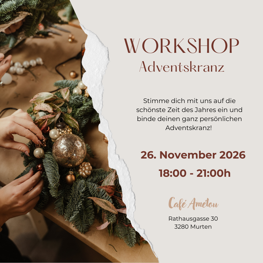 ADVENTSKRANZ - WORKSHOP | 26. November 2026