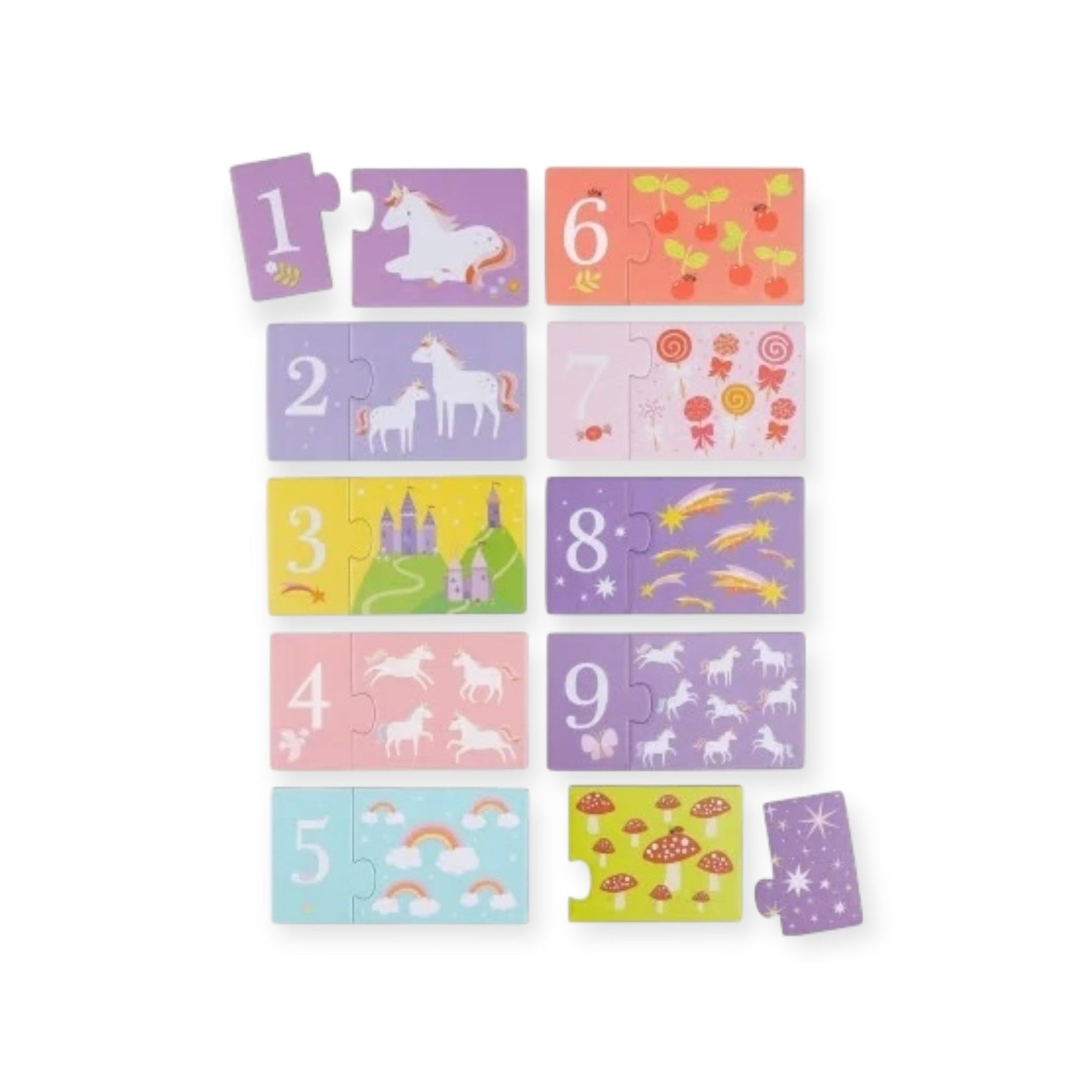 Zahlenpuzzle Unicorn dreams