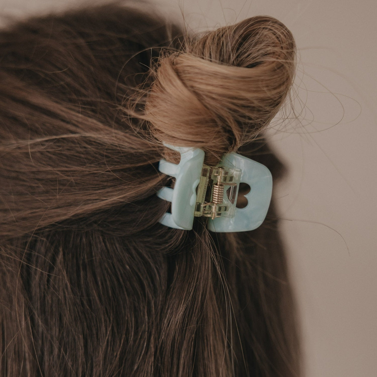 Haarspange klein Herz Mint