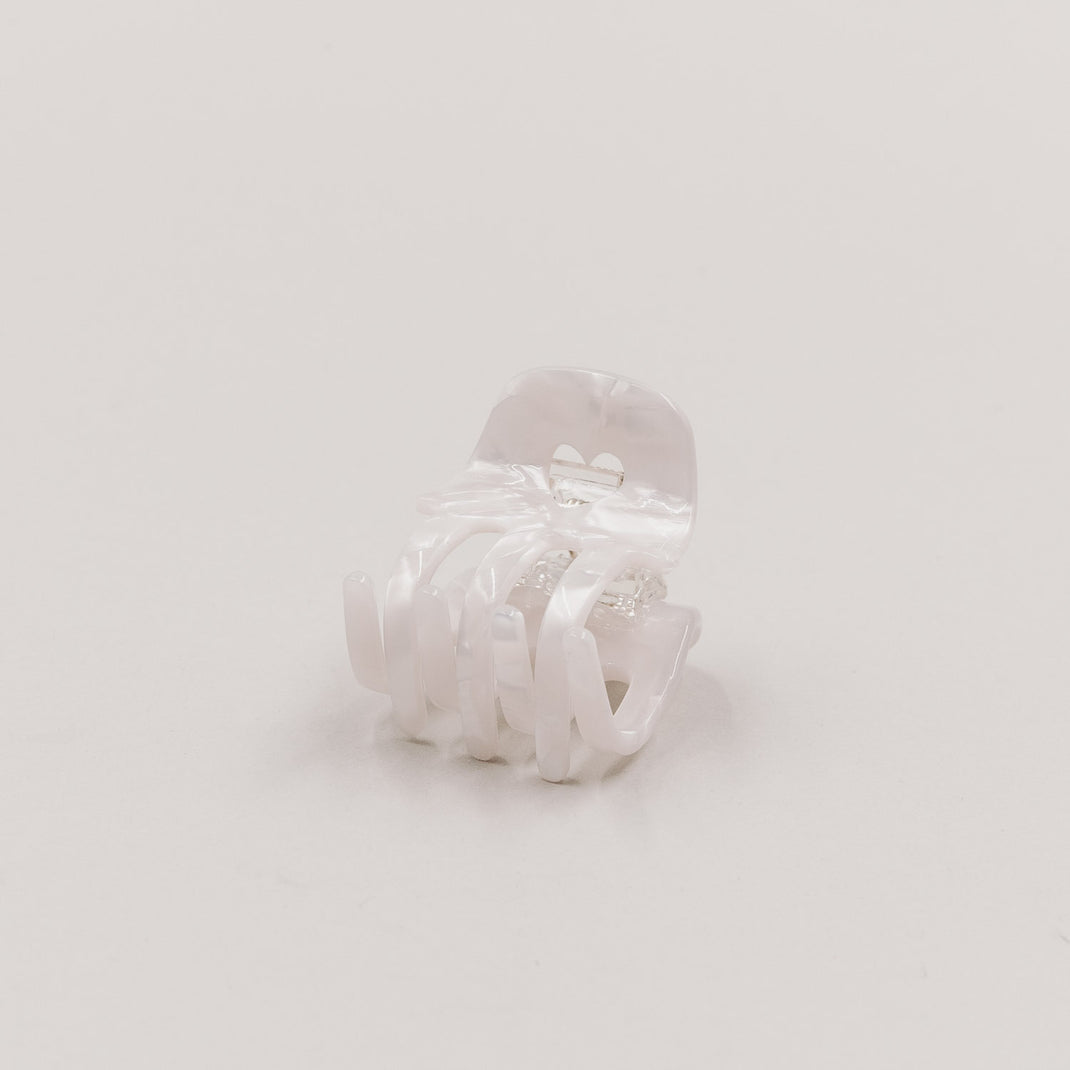 Haarspange klein Herz Pearl