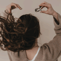Haarspange gross Herz Leo