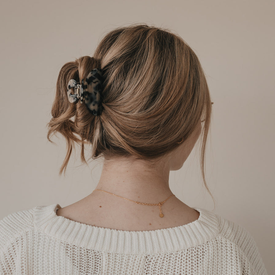 Haarspange gross Herz Leo