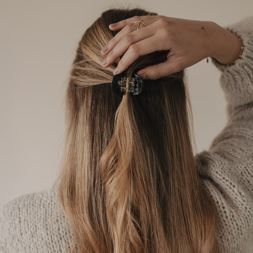 Haarspange klein Herz Night