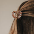 Haarspange klein Herz Almond aus Acetat, Blush Couture