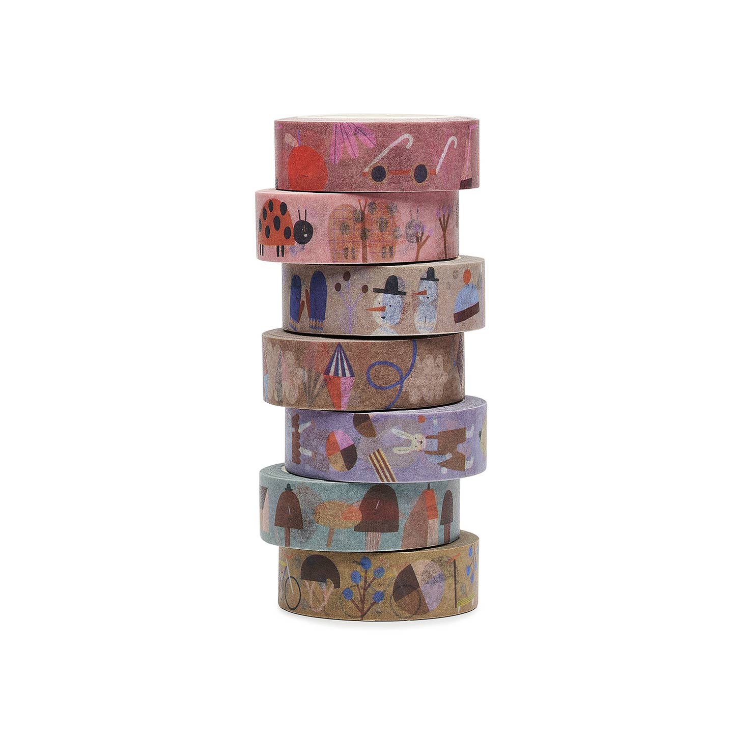 Washi Tape Schneemann