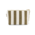 Sofia Tasche Olive/beige gestreift