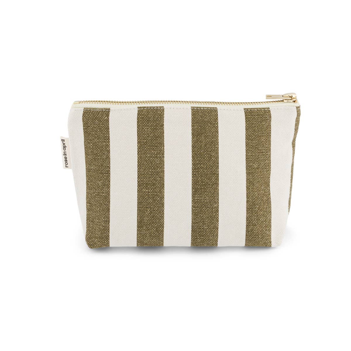 Sofia Tasche Olive/beige gestreift