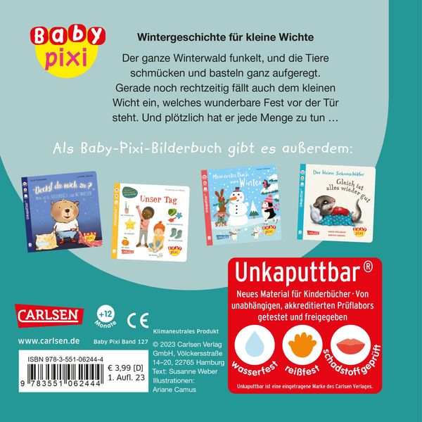 unkaputtbar: Wintergeschichte für kleine Wichte