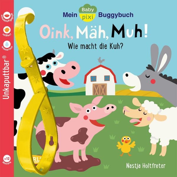 Baby Pixi 140: Buggybuch Oink, Mäh, Muh!