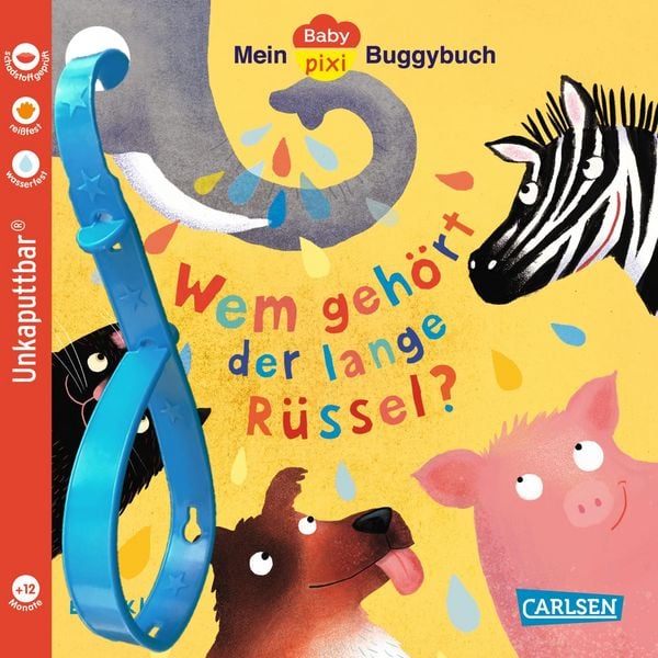Buggybuch unkaputtbar: Wem gehört der lange Rüssel?