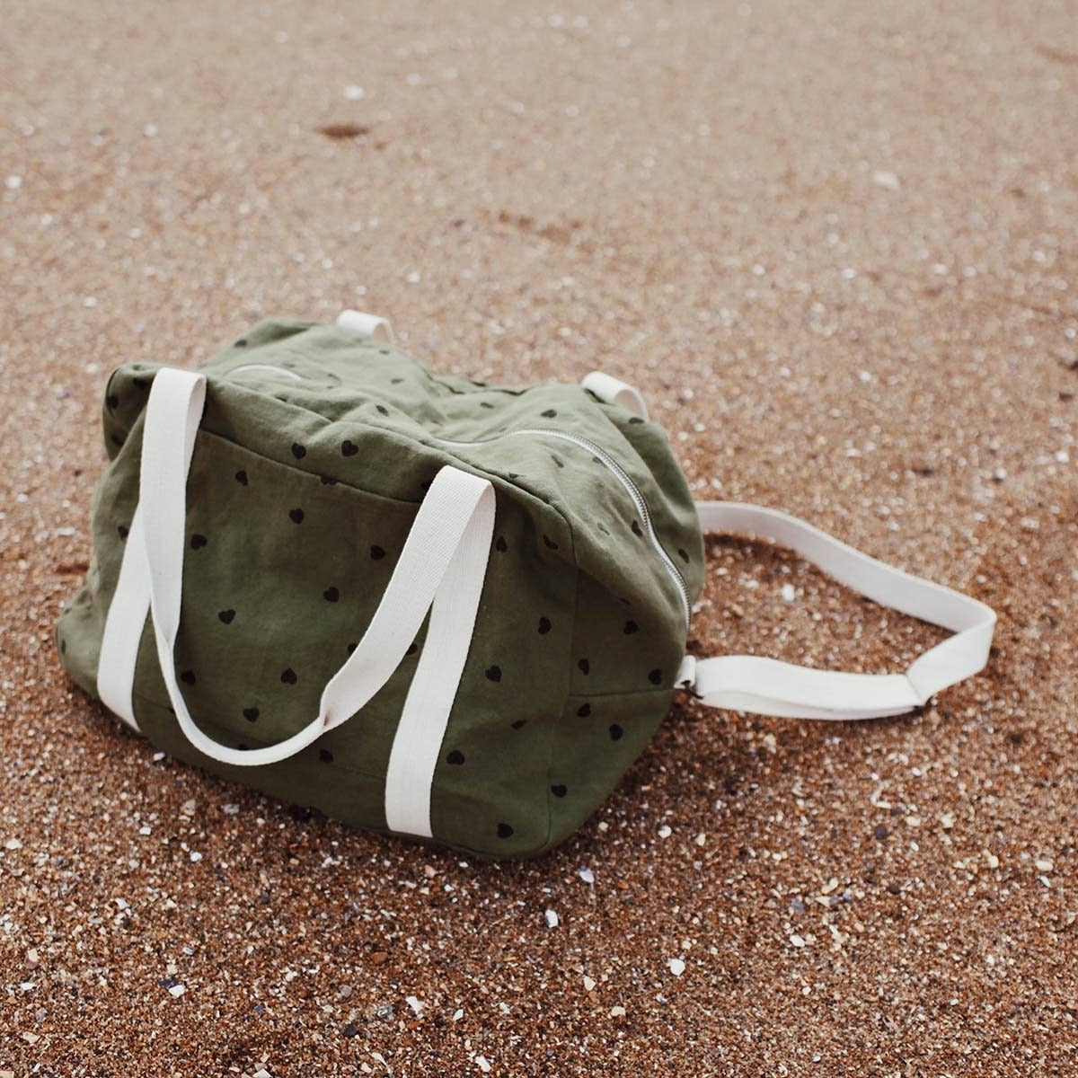 Weekend Bag Raphael khaki heart
